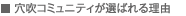 �����R�~���j�e�B���I�΂�闝�R